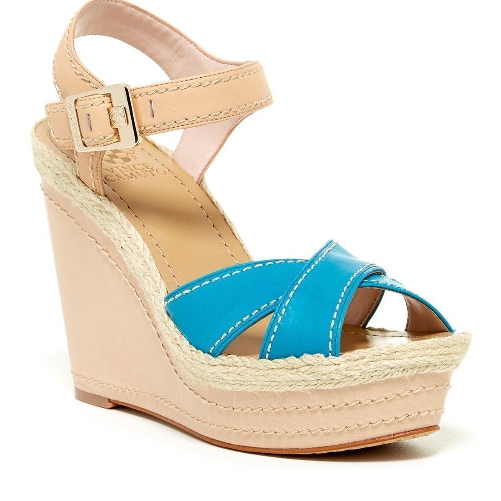VINCE CAMUTO PLATFORM SPADRILLES SANDALS 0